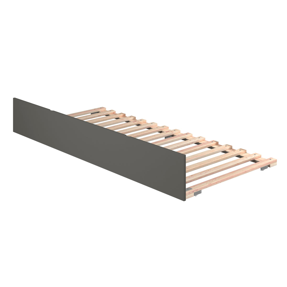 Urban Trundle Bed Twin Extra Long In Grey