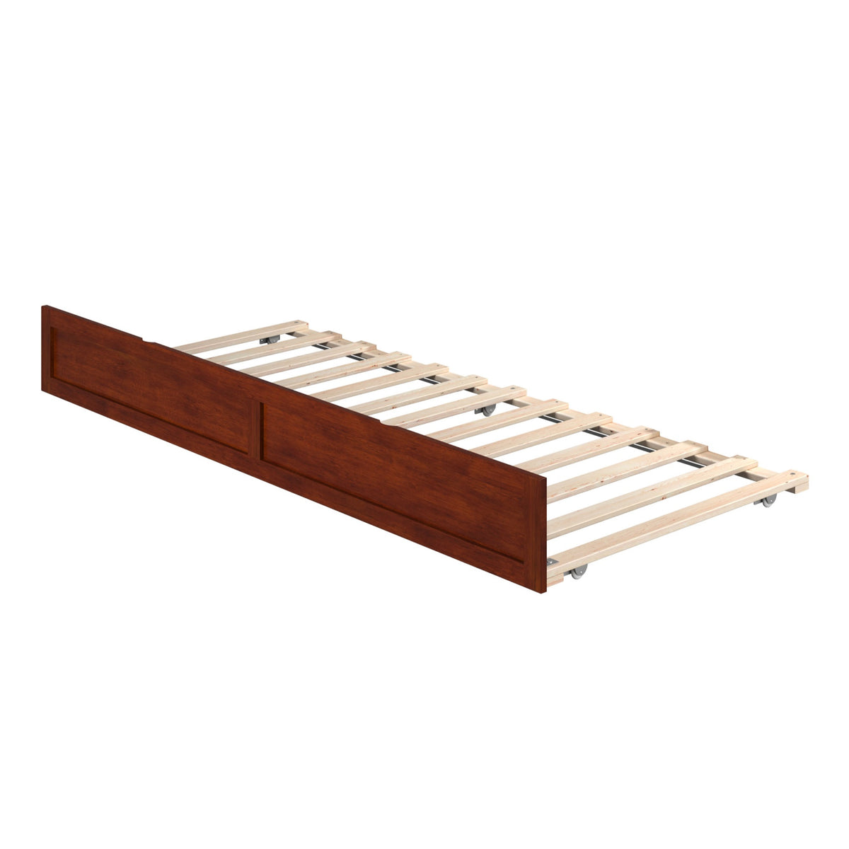 Afi Twin Xl Trundle Bed In Walnut