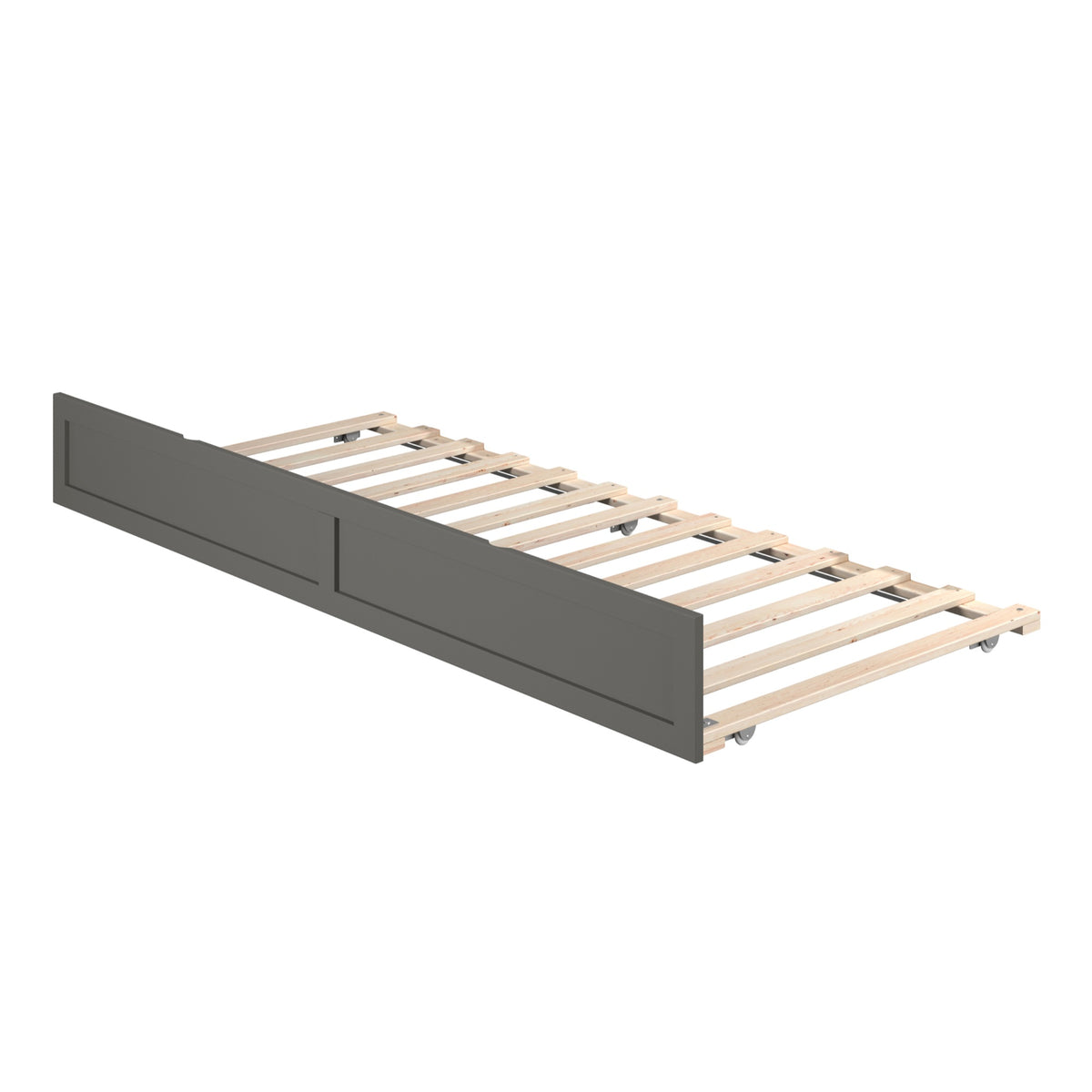 Afi Twin Xl Trundle Bed In Grey
