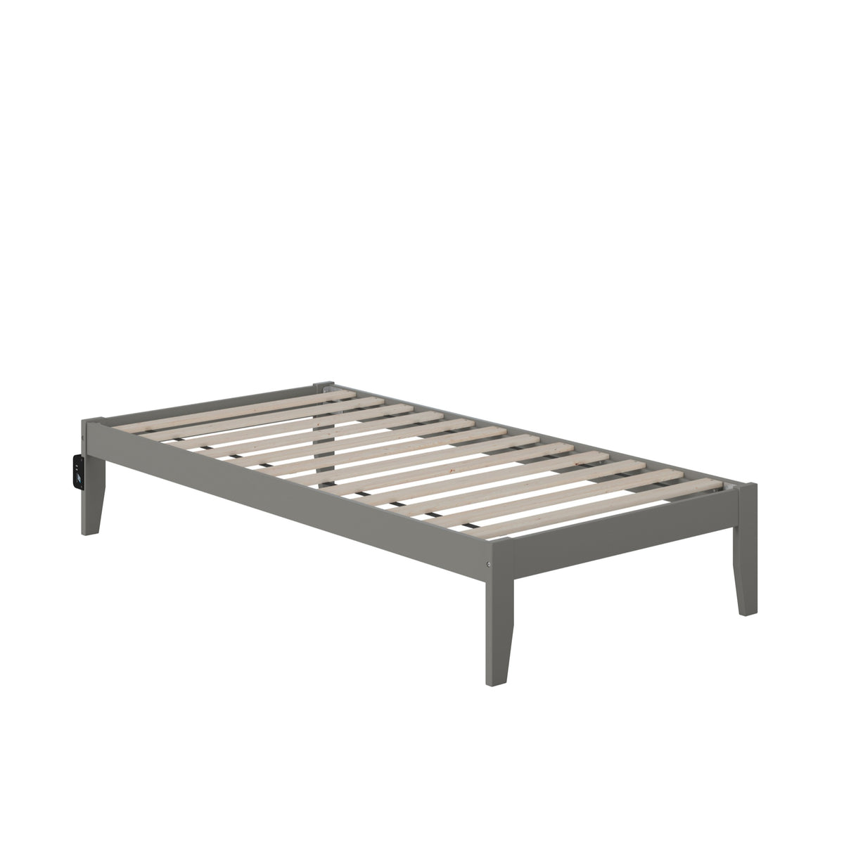 Colorado Twin Bed With Usb Turbo Charger In Grey