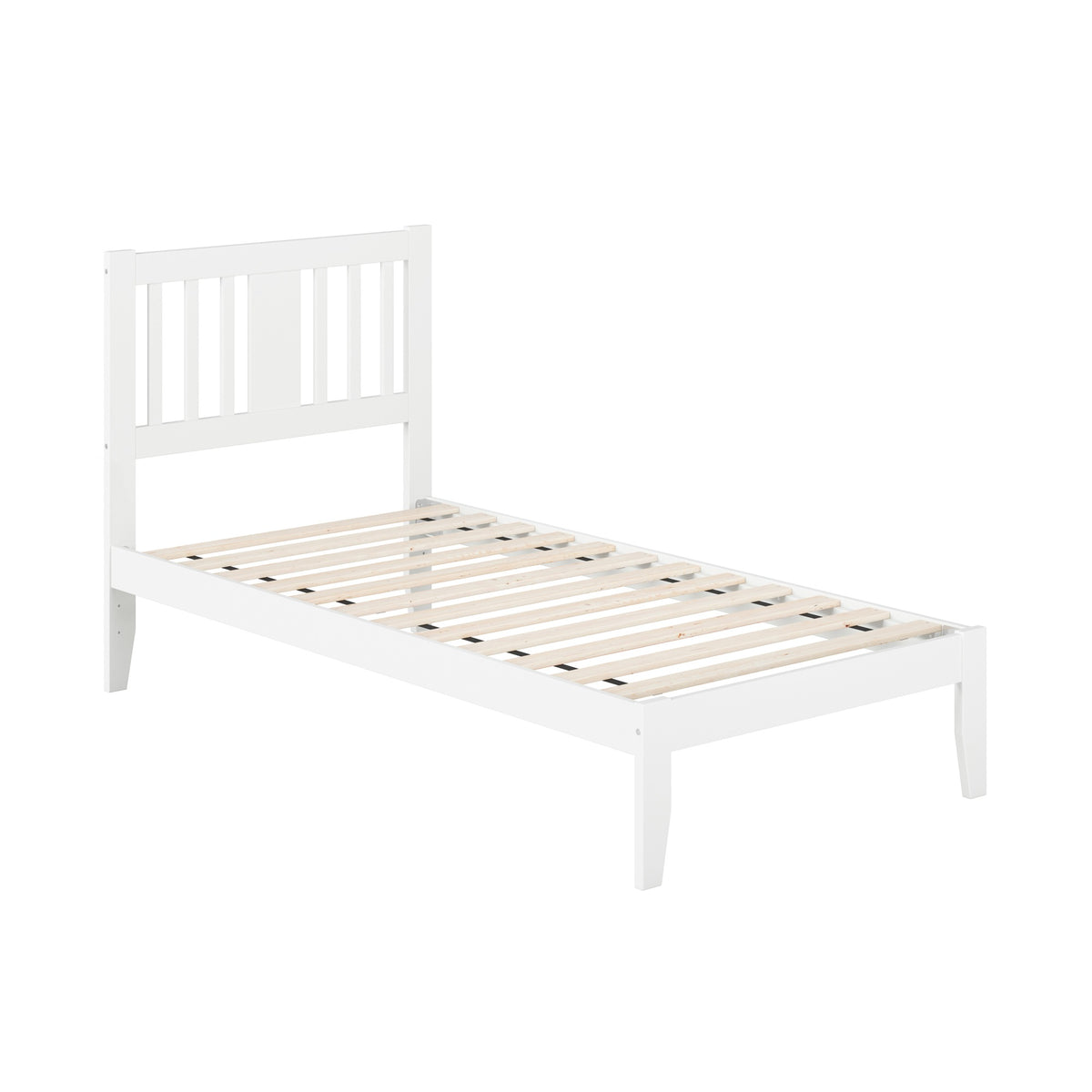 Tahoe Twin Platform Bed In White