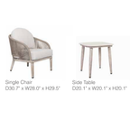 Aleutian 3-Piece Living Room Set