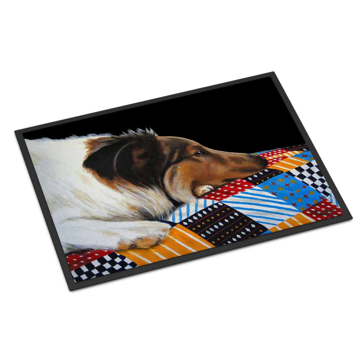 CarolineS Treasures Amb1037Jmat Day Dreamer Collie Indoor Or Outdoor Mat, 24 Inch  Inch  X 36 Inch  Inch , Multicolor