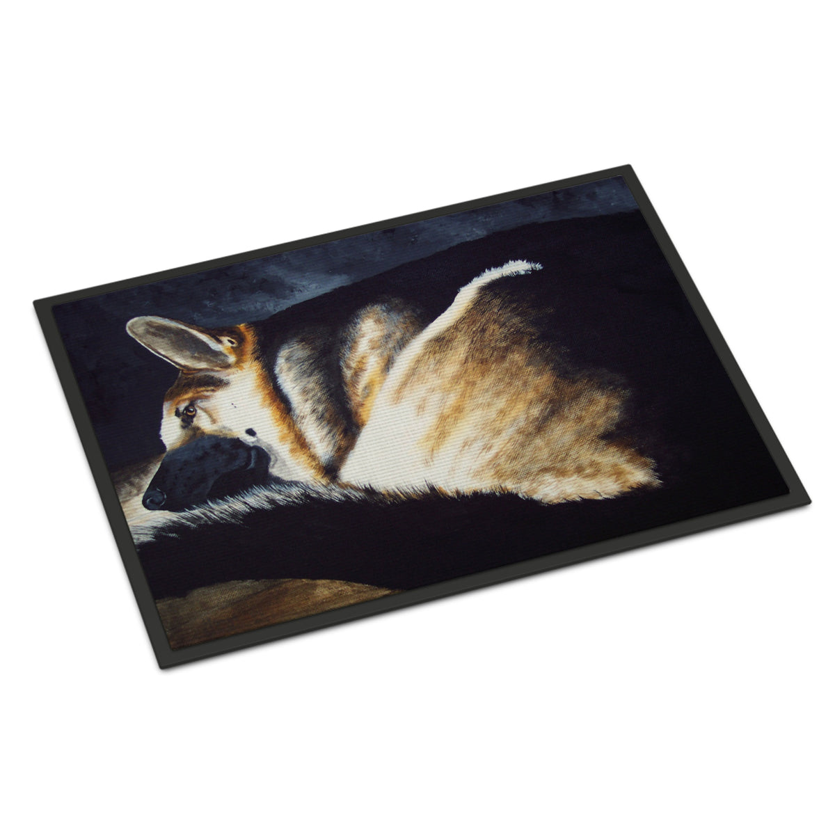 CarolineS Treasures Amb1042Jmat Day Dreamer German Shepherd Indoor Or Outdoor Mat, 24 Inch  Inch  X 36 Inch  Inch , Multicolor