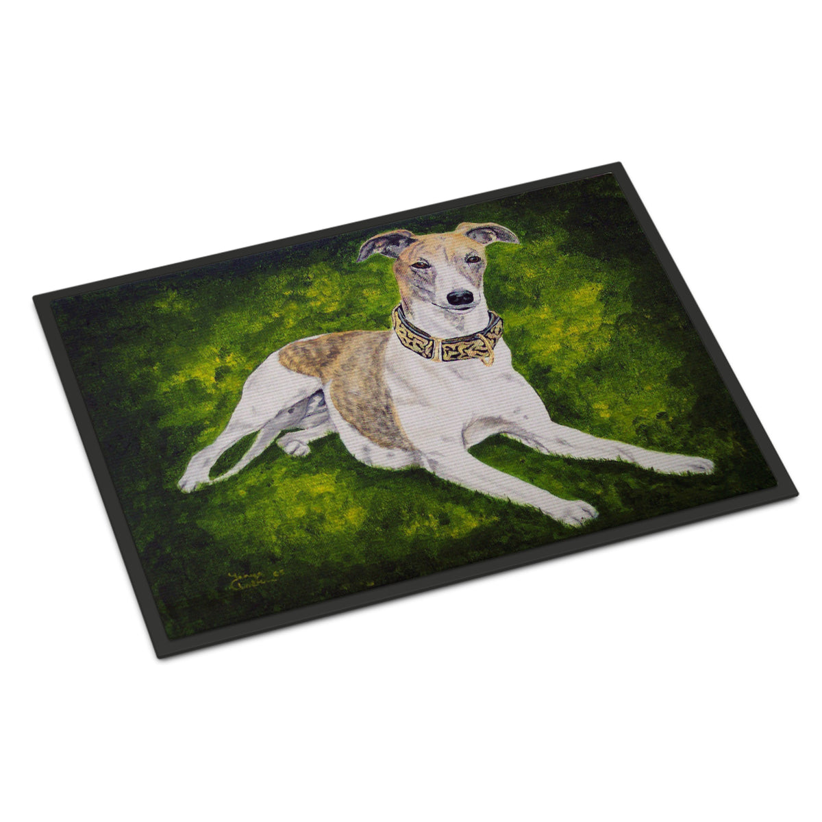 CarolineS Treasures Amb1045Jmat Isabella Greyhound Indoor Or Outdoor Mat, 24 Inch  Inch  X 36 Inch  Inch , Multicolor