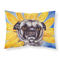 'Caroline'S Treasures Sunflower Pug Fabric Standard Pillowcase Amb1058Pillowcase, Multicolor'