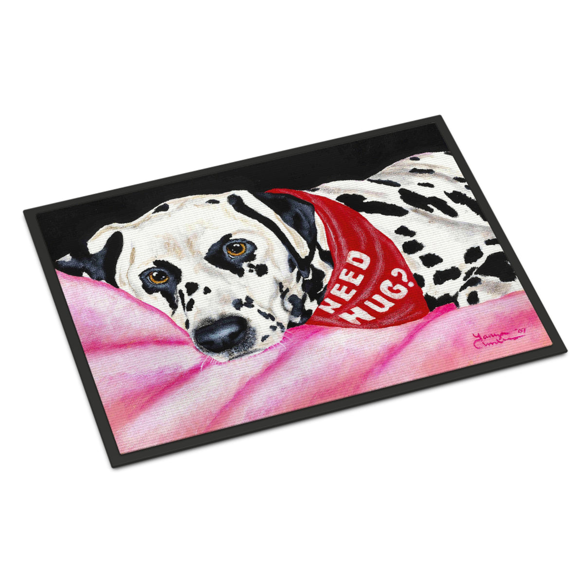 CarolineS Treasures Amb1148Jmat Need A Hug Dalmatian Indoor Or Outdoor Mat, 24 Inch  Inch  X 36 Inch  Inch , Multicolor