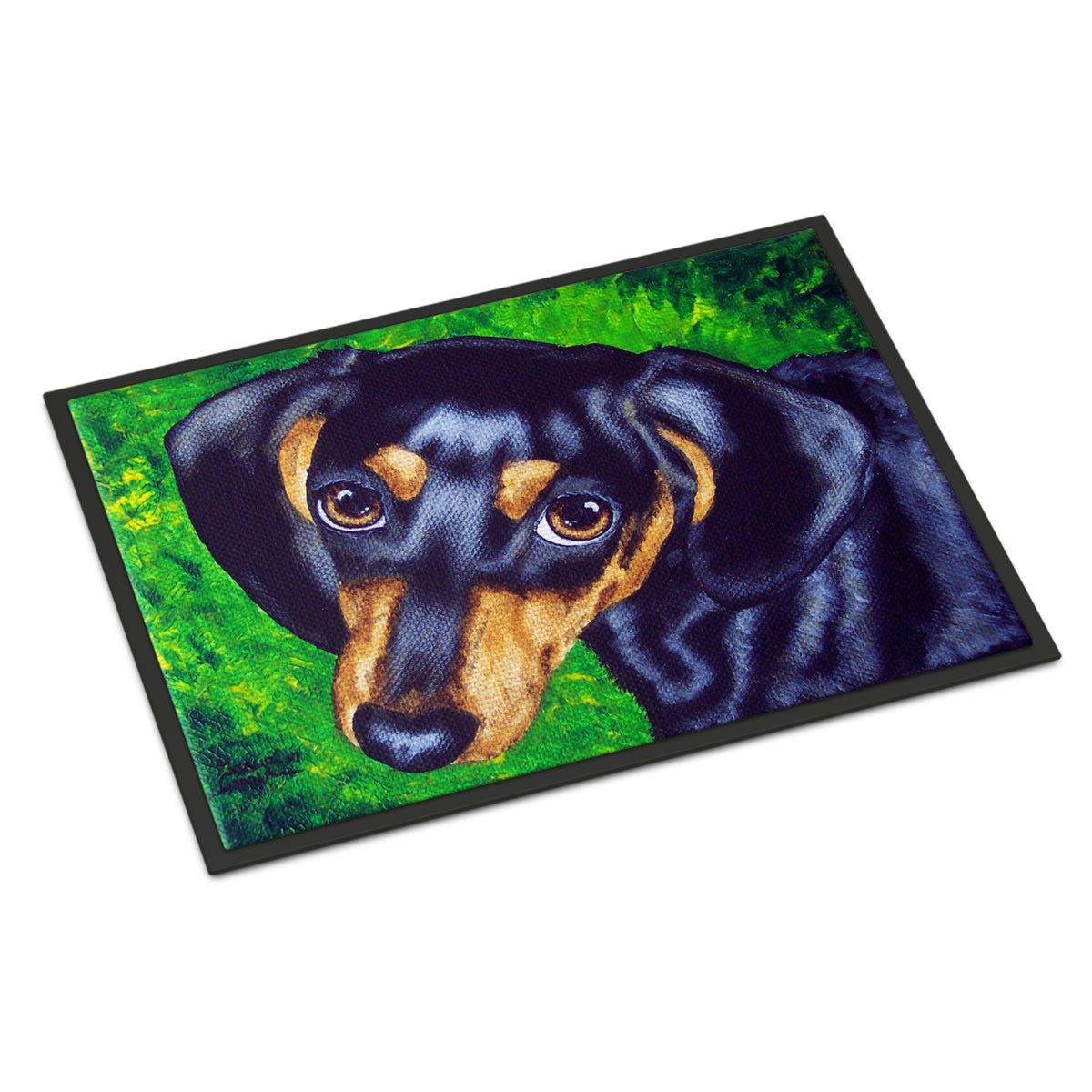 CarolineS Treasures Amb1173Jmat Tootsie Dachshund Indoor Or Outdoor Mat, 24 Inch  Inch  X 36 Inch  Inch , Multicolor