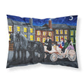 'Caroline'S Treasures City Carriage Ride Horse Fabric Standard Pillowcase Amb1409Pillowcase, Multicolor'