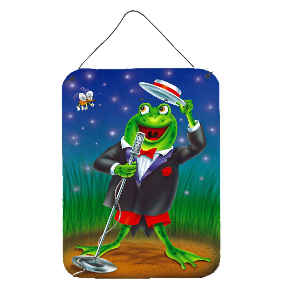 CarolineS Treasures Frog Comedy Routine Wall Or Door Hanging Prints Aph0523Ds1216, 16Hx12W, Multicolor