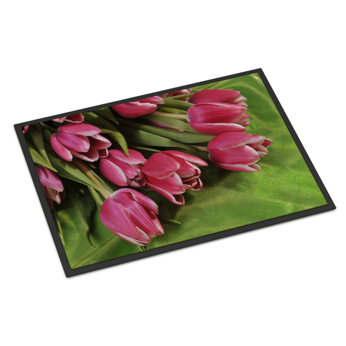 CarolineS Treasures Pink Tulips Indoor Or Outdoor Mat 24X36 Aph5048Jmat, 24 Inch  Inch  X 36 Inch  Inch , Multicolor
