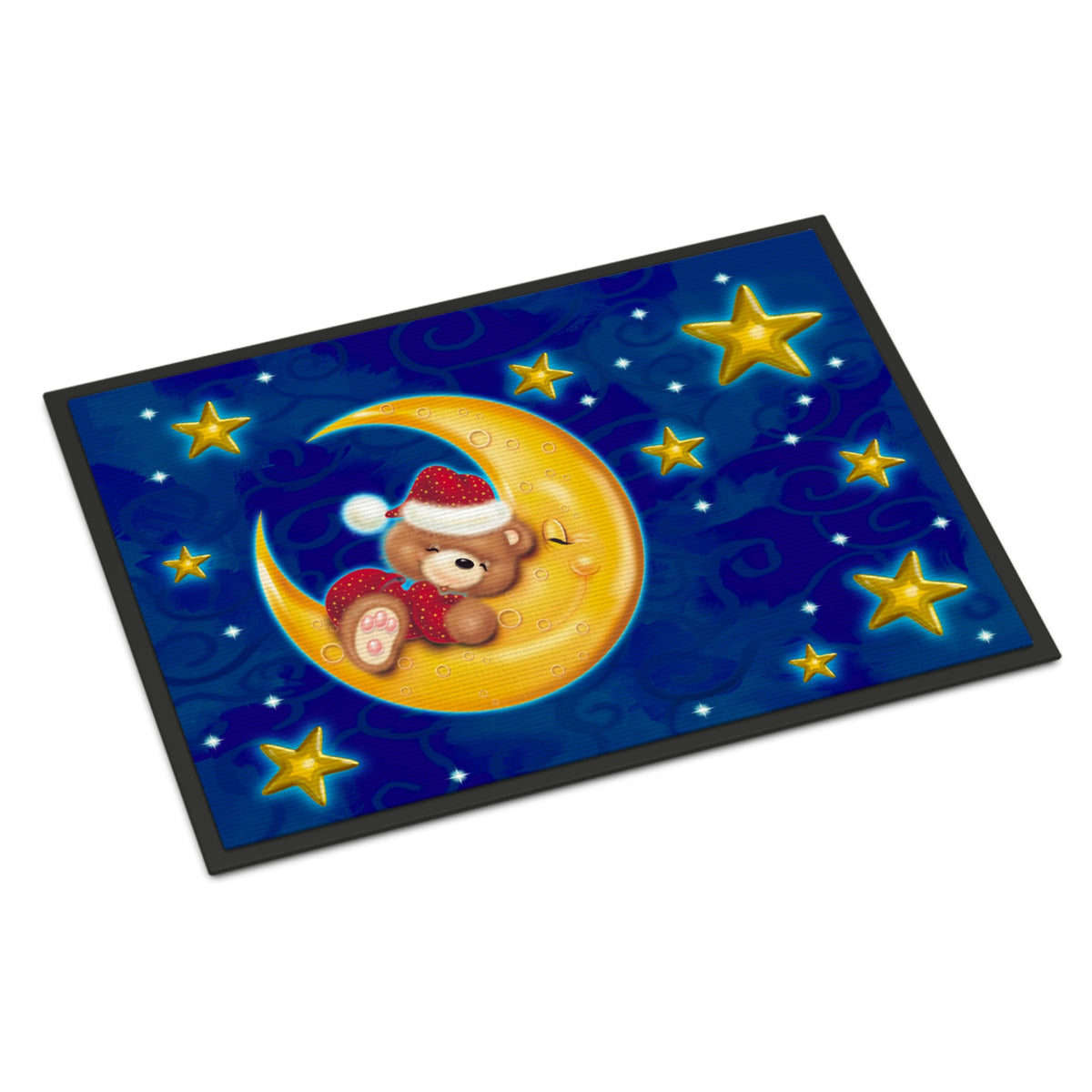 CarolineS Treasures Bear Sleeping In The Moon And Stars Indoor Or Outdoor Mat 24X36 Aph514Bjmat, 24 Inch  Inch  X 36 Inch  Inch , Multicolor