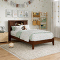 Denver Twin Foundation Bed In Walnut