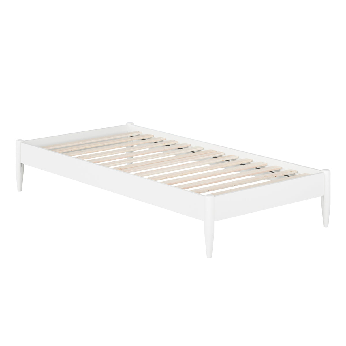 Pasadena Storage Twin Xl Basic Bed In White