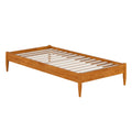 Pasadena Storage Twin Xl Basic Bed In Light Toffee