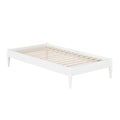 Pasadena Storage Twin Basic Bed In White