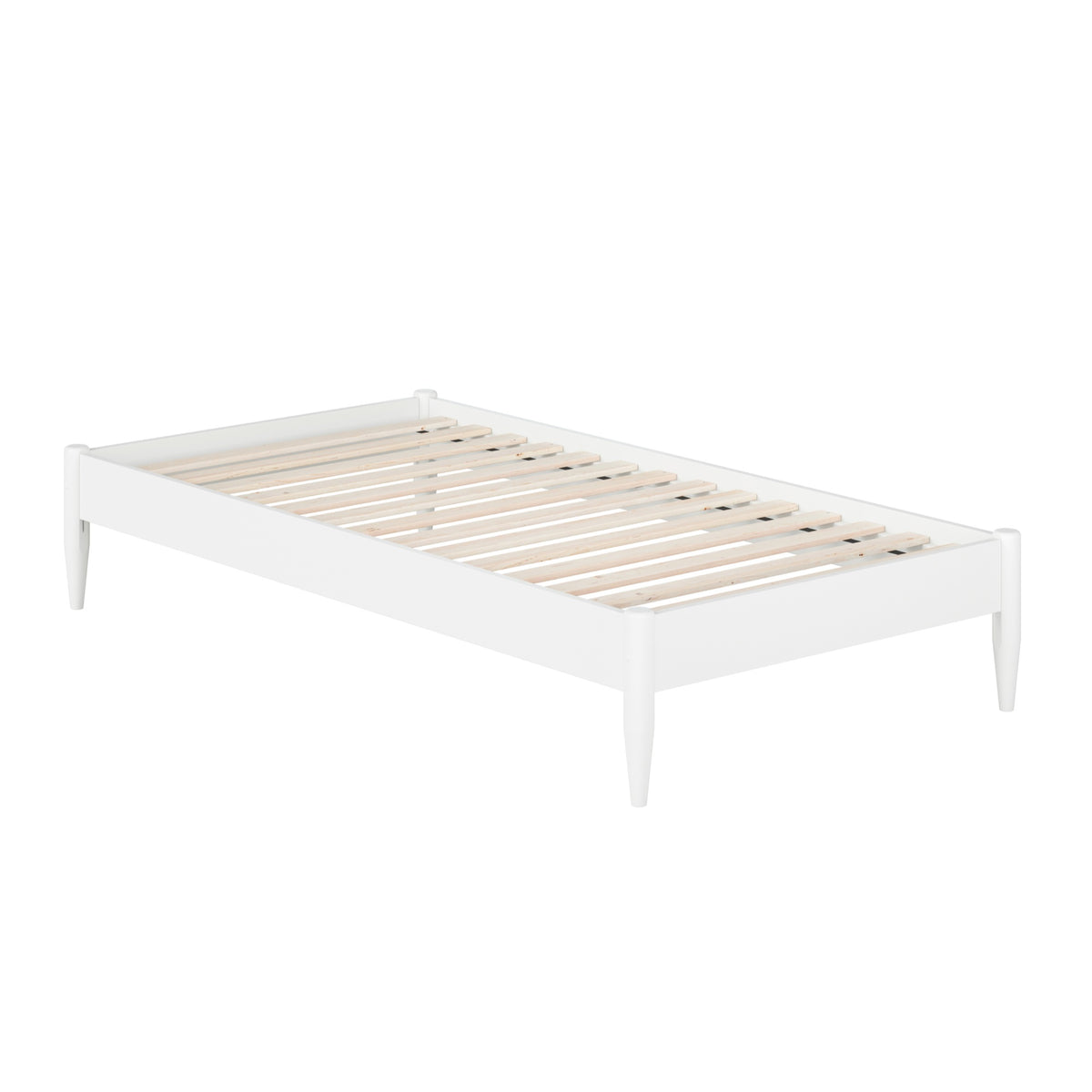 Pasadena Storage Twin Basic Bed In White