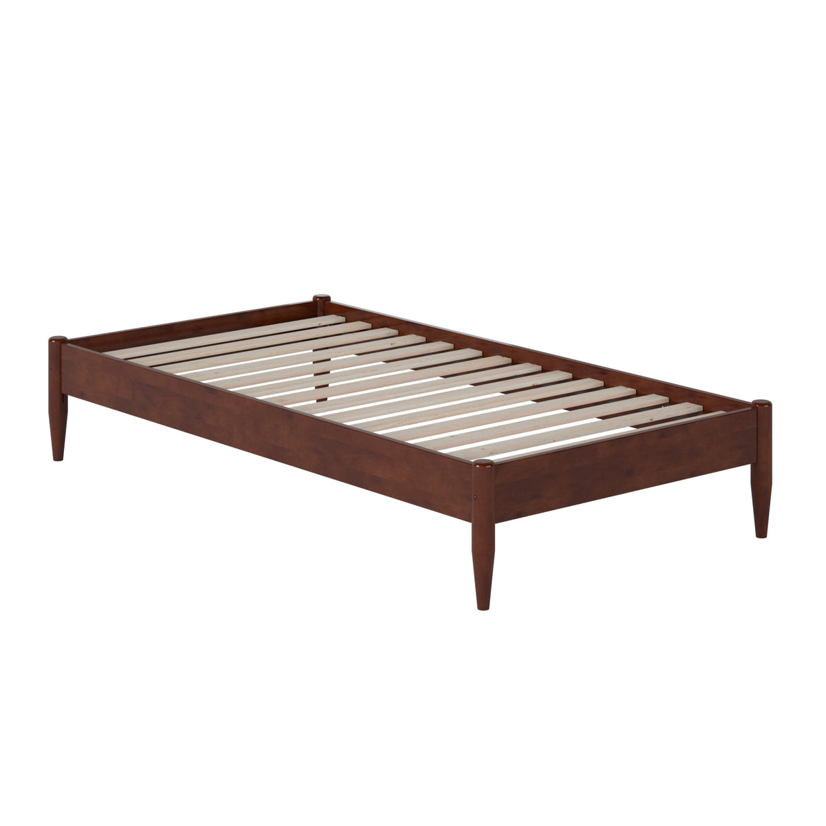 Pasadena Storage Twin Basic Bed In Walnut