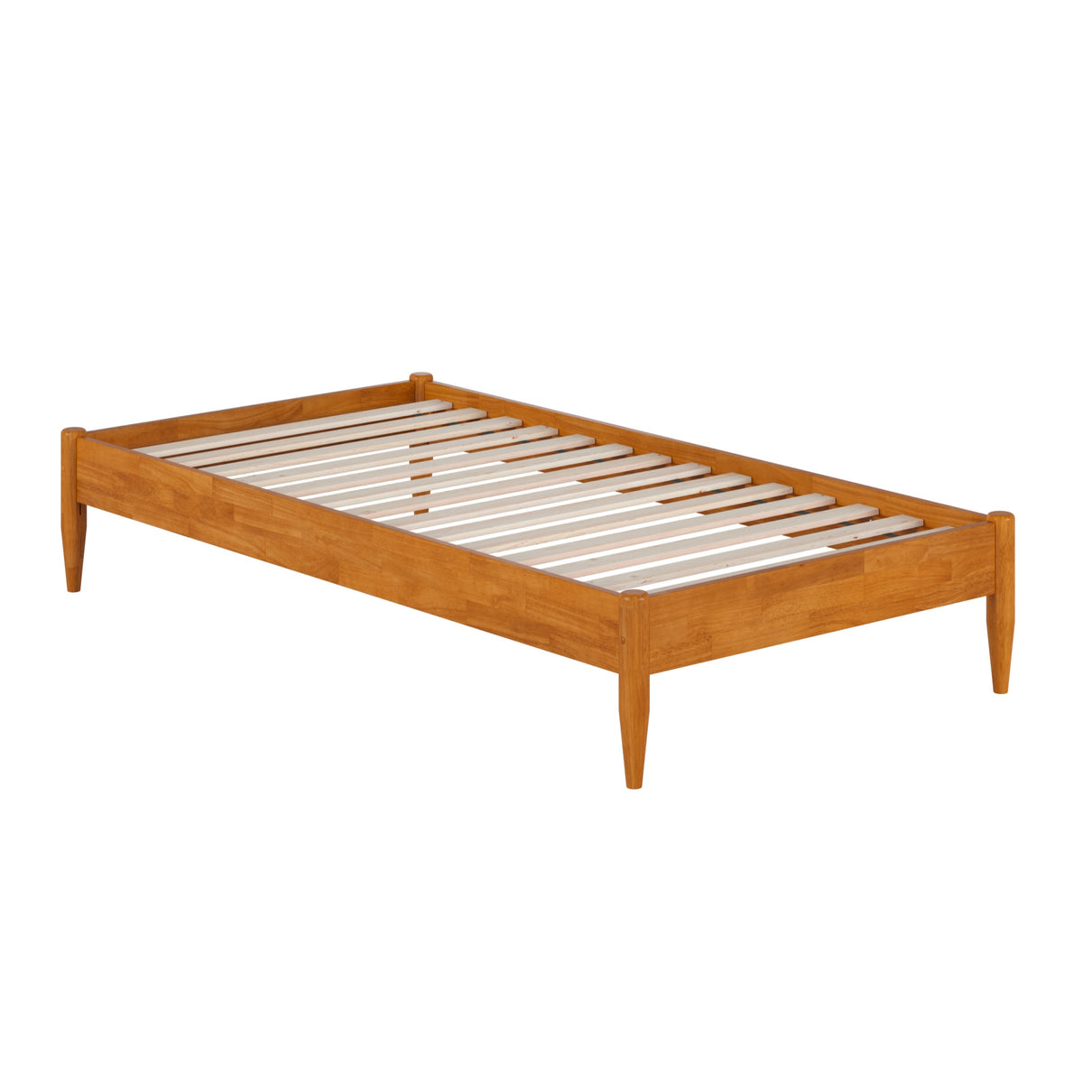 Pasadena Storage Twin Basic Bed In Light Toffee