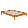 Pasadena 12 Inch  Full Platform Bed Frame In Light Toffee