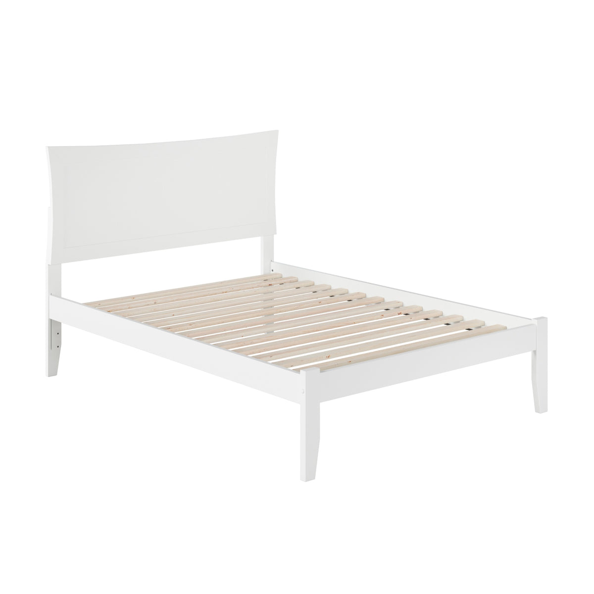 Afi Metro Full Size Platform Bed With Charging Station In White
