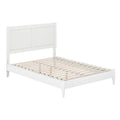 Berkshire Full Solid Wood Low Profile Platform Bed In White