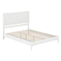 Berkshire Queen Solid Wood Low Profile Platform Bed In White