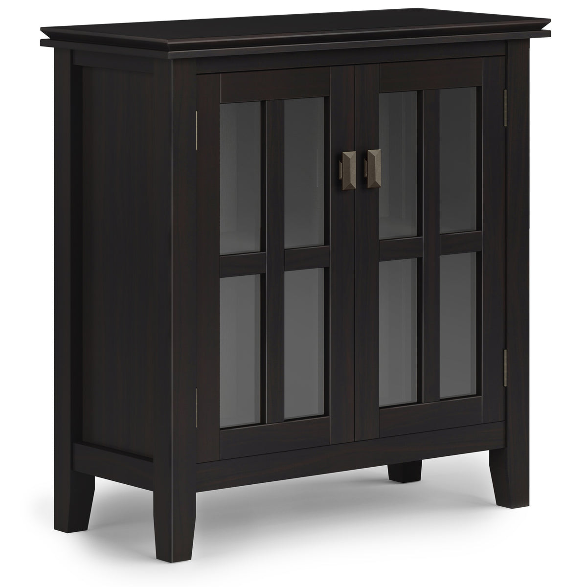 Artisan SOLID WOOD Low Storage Cabinet in Hickory Brown