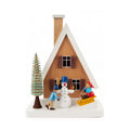 Alexander Taron 2604g Richard glaesser Incense Burner - Smokehouse with Snowman