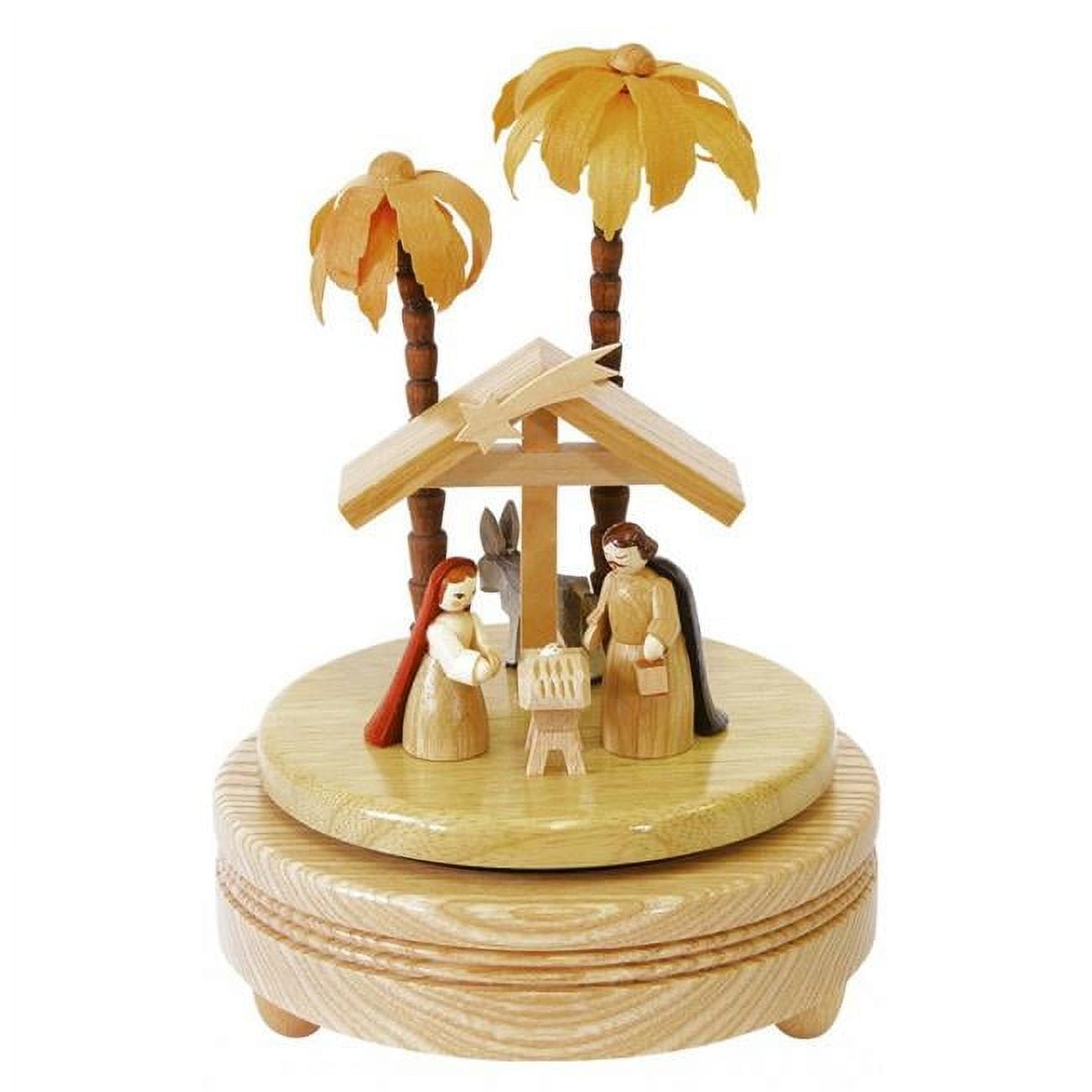 Alexander Taron 8518 Richard glaesser Music Box - Nativity - Natural