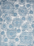 Unique Loom Sofia Collection Area Rug - Grand (9 x 12 2 Rectangle, Blue/ Ivory)