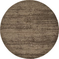 Unique Loom Del Mar Collection Area Rug - Lucille (6' 1'' Round, Brown/ Ivory)