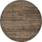 Unique Loom Del Mar Collection Area Rug - Lucille (6' 1'' Round, Brown/ Ivory)