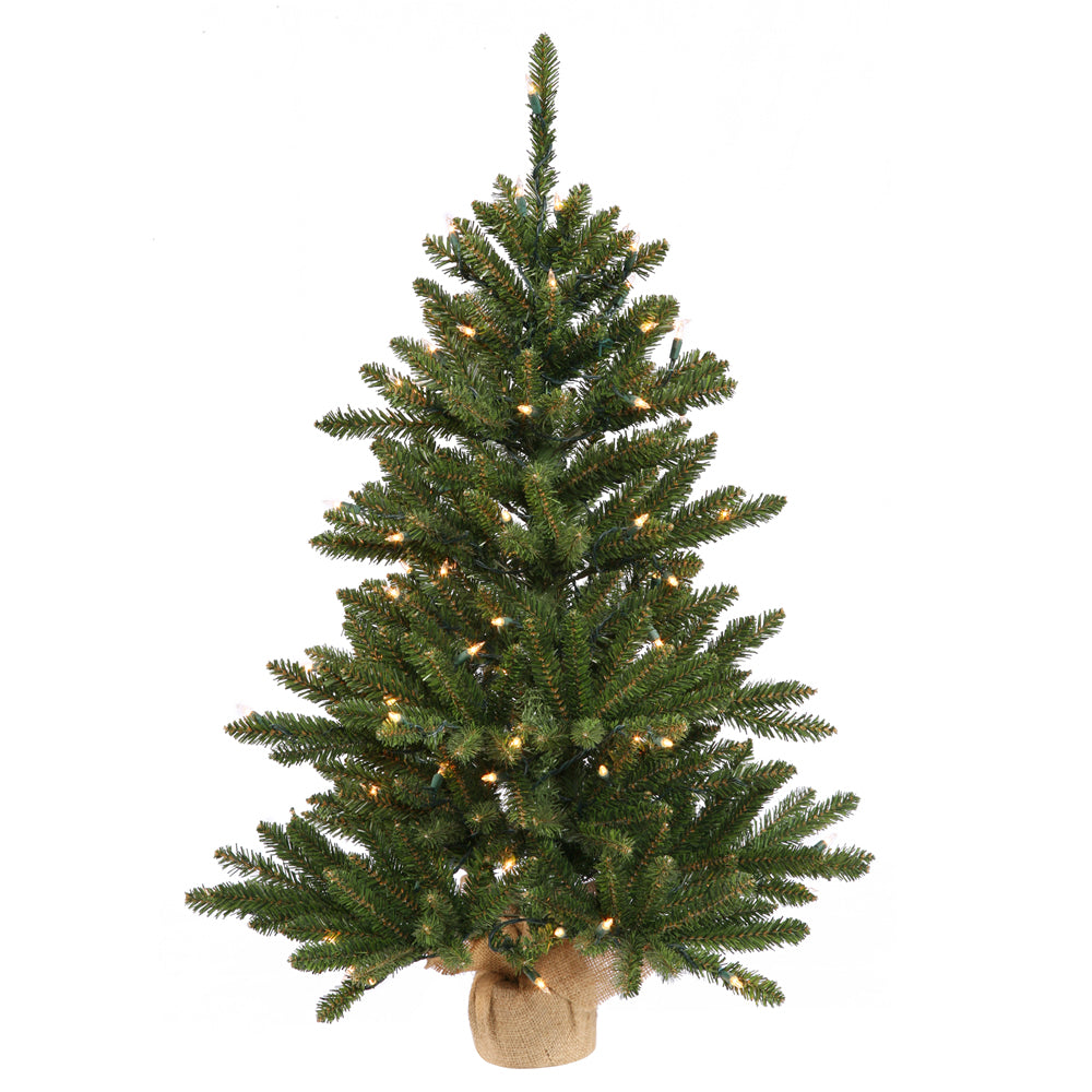 Vickerman 42 Inch  Anoka W/Burlap Base Duraled 150Wmwht  B160443Led