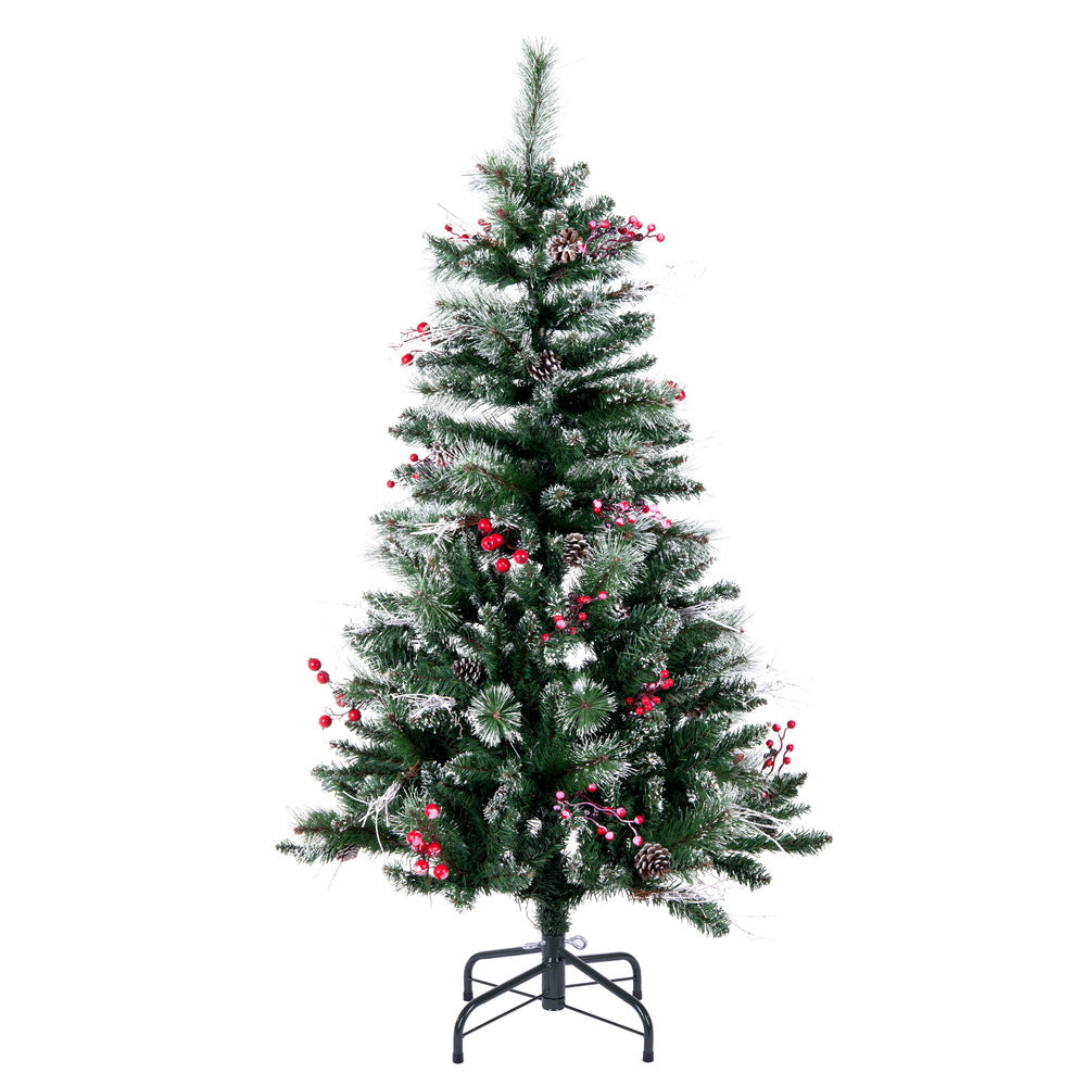 Vickerman 4.5 X 28 Inch  Snowtip Berry Tree 310Tips  B166245