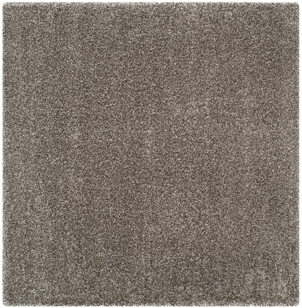Safavieh Milan Shag Collection Area Rug - 11' Square, Grey, Solid Design, Non-Shedding & Easy Care, 2-Inch Thick Ideal For High