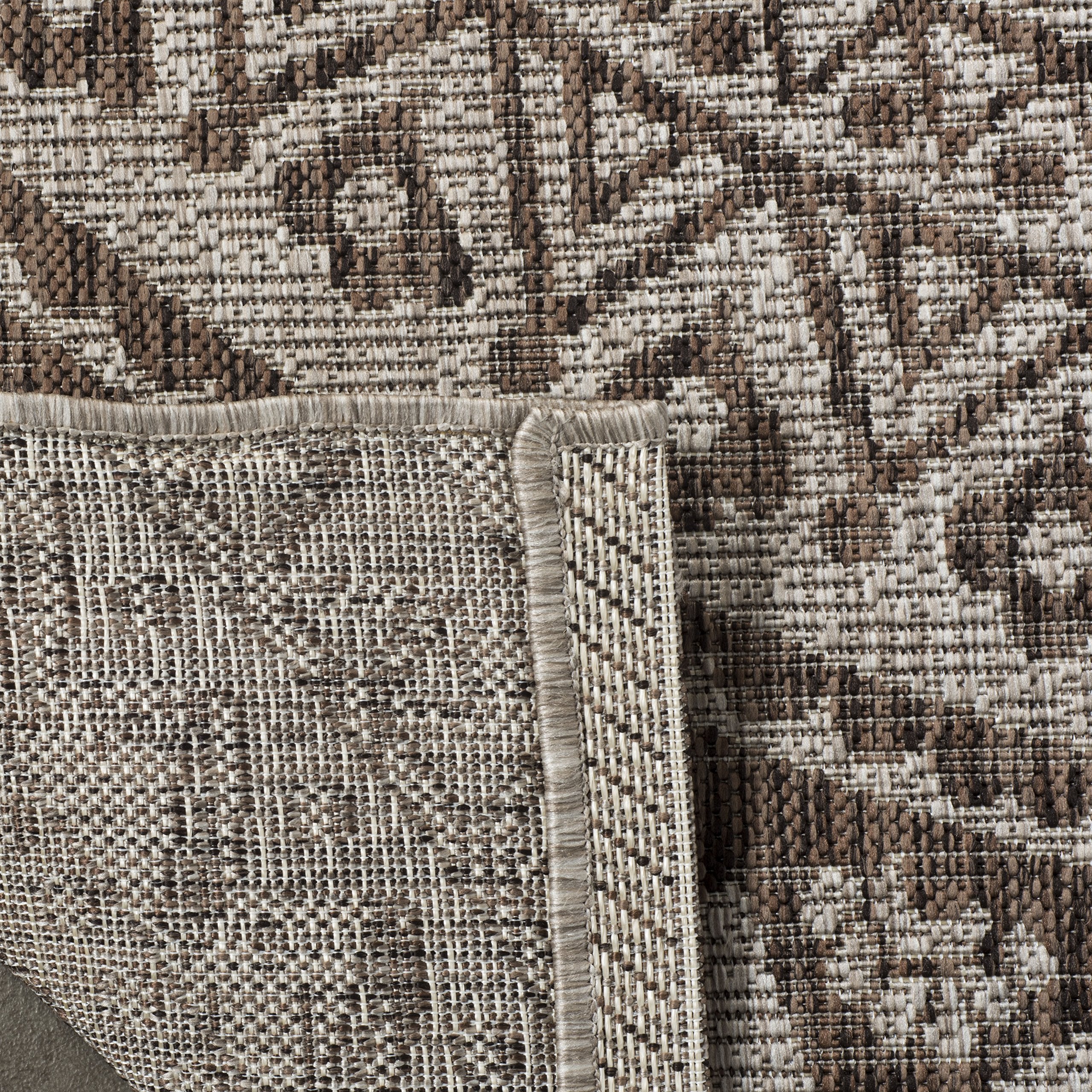 Safavieh Courtyard Collection 2'3' X 10' Light Beige / Light Brown Cy8734 Indoor/ Outdoor Waterproof Easy Cleaning Patio Backyard Mudroom Runner Rug