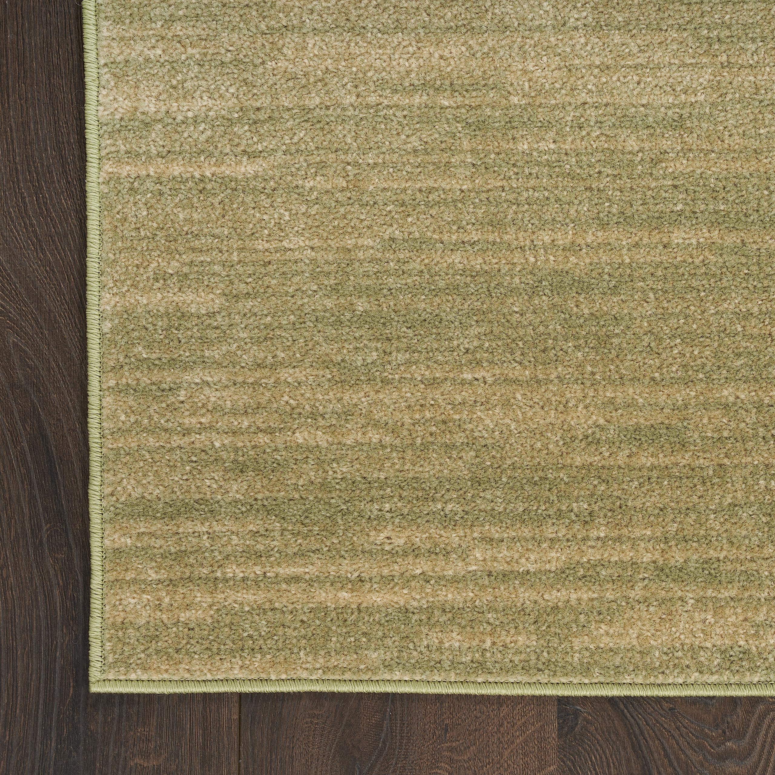Nourison Essentials Indoor/Outdoor Green Gold 2'2' X 7'6 Area Rug, Easy Cleaning, Non Shedding, Bed Room, Living Room, Dining Room, Backyard, Deck, Patio (2X8)