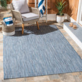 Safavieh Courtyard Collection 8' X 10' Navy/Grey Cy8022 Indoor/ Outside Waterproof Easy Cleansingpatio Backyard Mudroom Area Mat