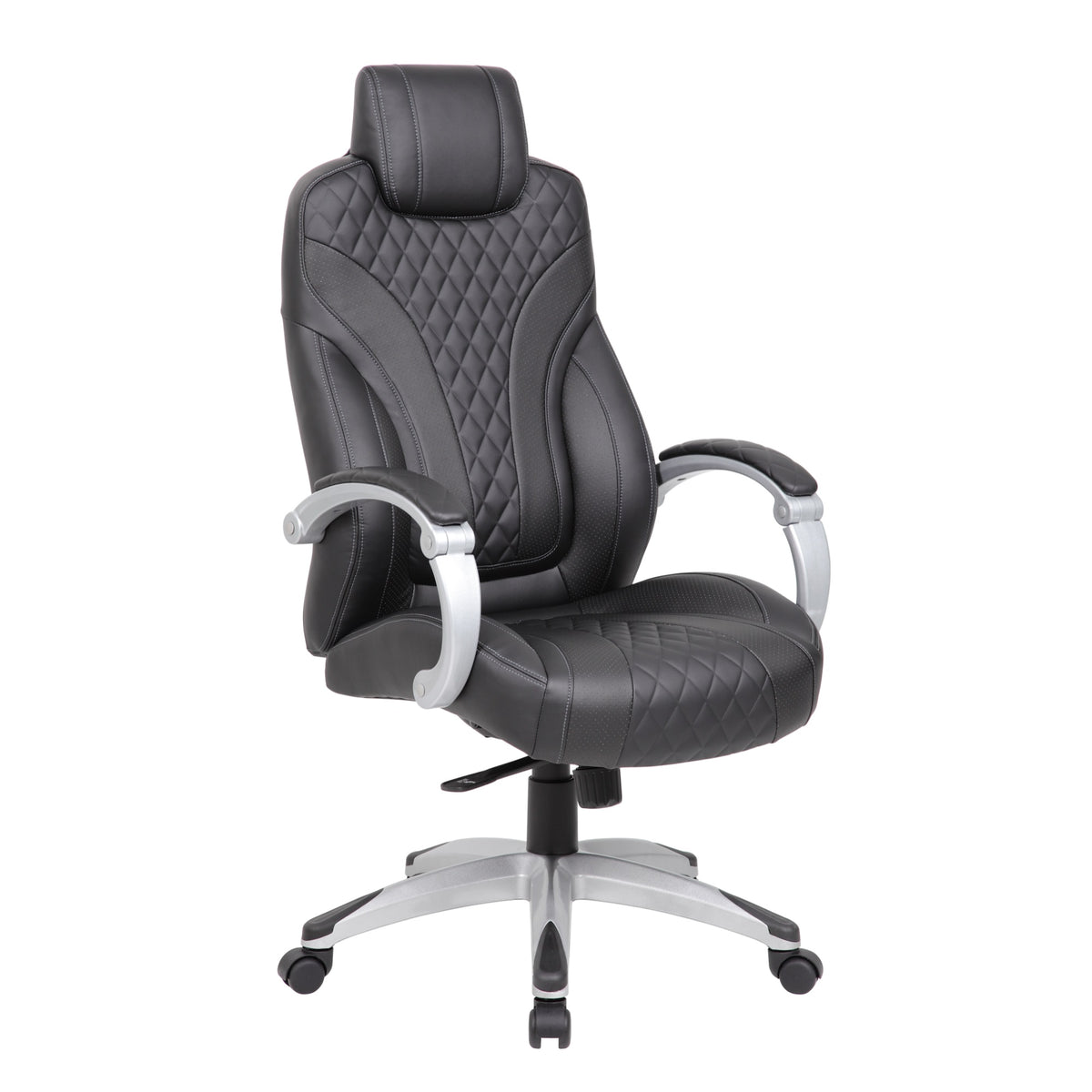 Boss Executive Hinged Arm Chair  Black, Grey
