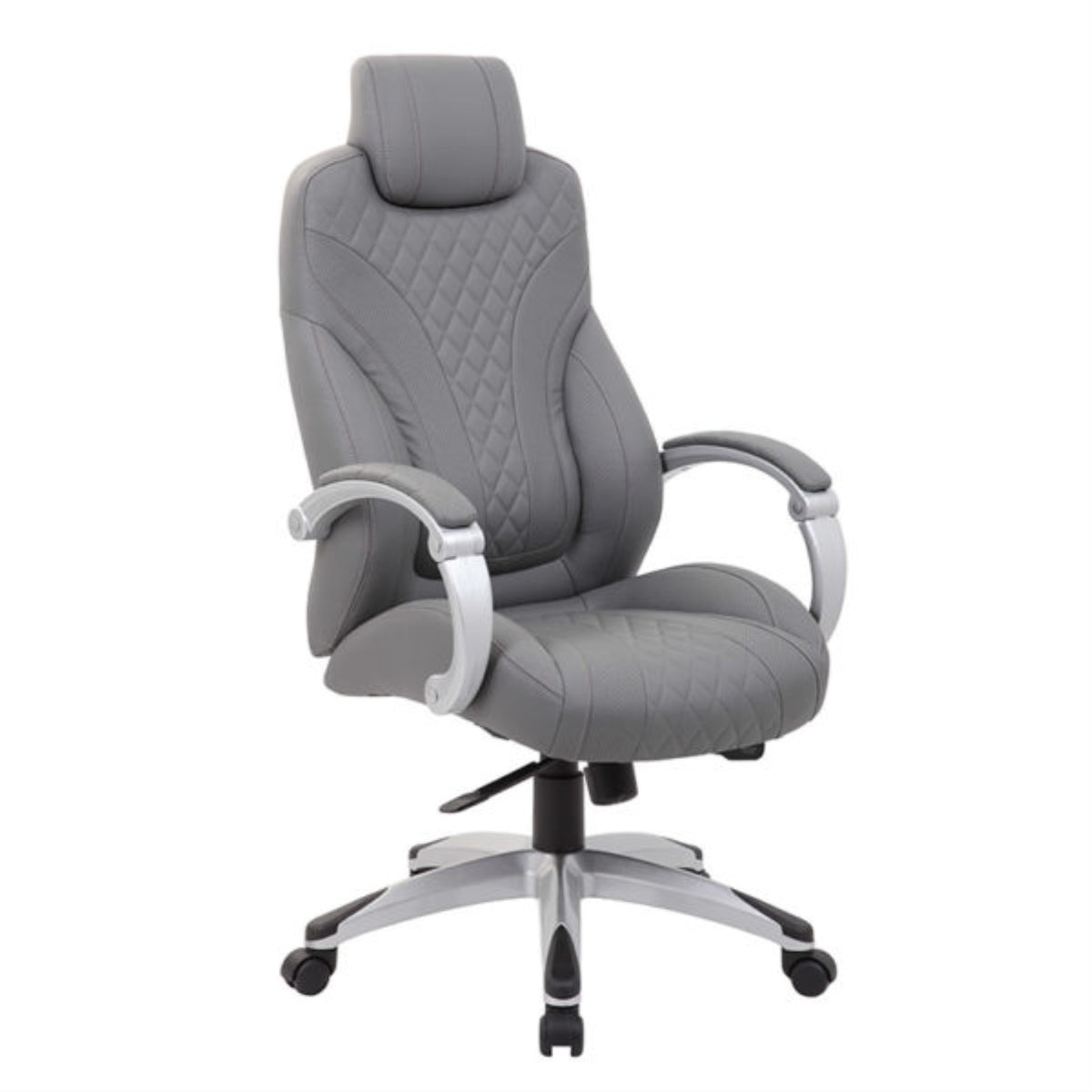 Boss Executive Hinged Arm Chair  Grey