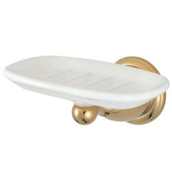 Kingston Brass BA1755PB Heritage WallMount Soap Dish, Polished Brass