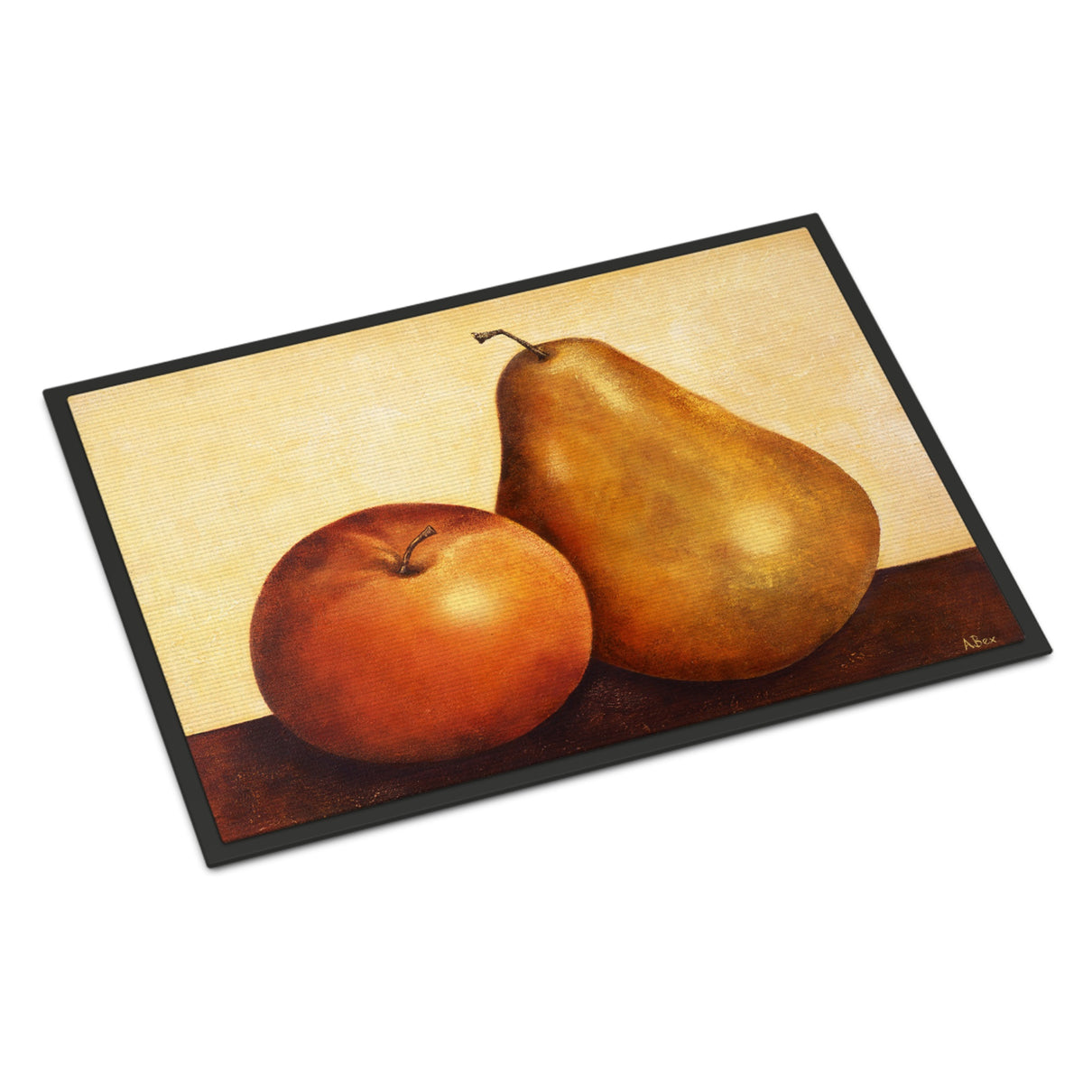 CarolineS Treasures Babe0089Mat Apple And Pear Indoor Or Outdoor Mat, 18 Inch  Inch  X 27 Inch  Inch , Multicolor