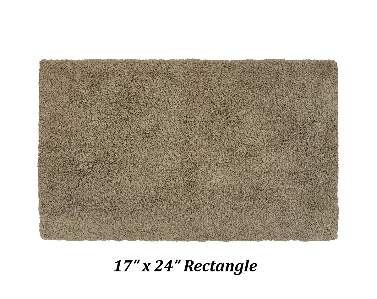 Better Trends Micro Collection Bath Mats - Soft Rug, Plush Rug, Absorbent Bath Mat, Tufted Rug, 100% Polyester Rug For Bathroom Floor, Shower & Sink Bath Mat Rug - 17' X 24' Rug, Beige