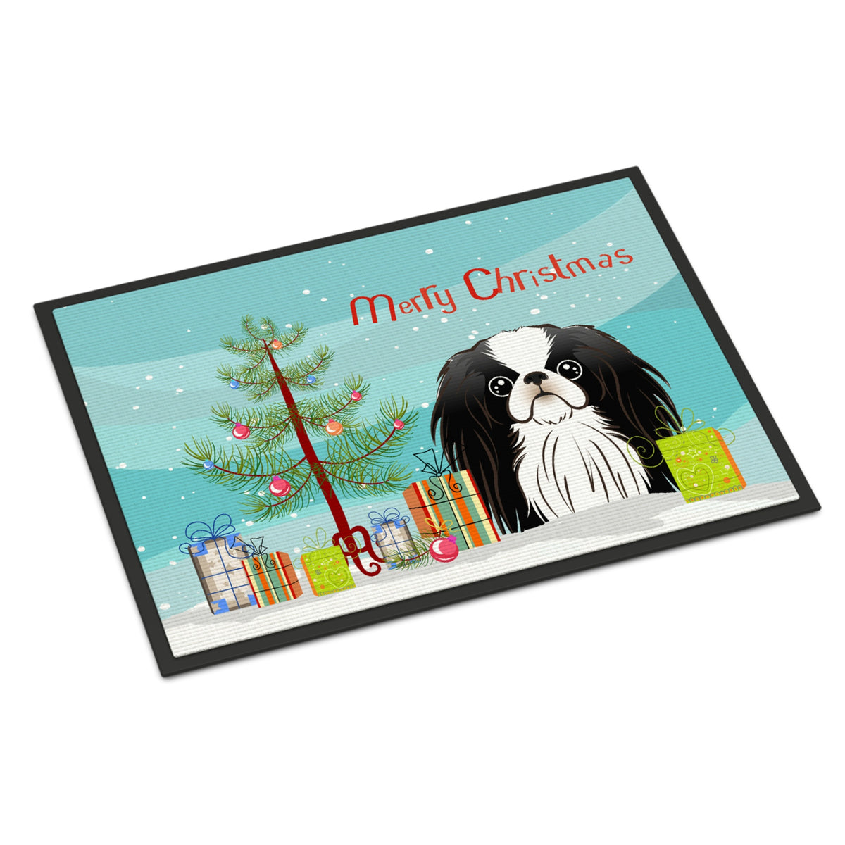 CarolineS Treasures Bb1602Jmat Christmas Tree And Japanese Chin Indoor Or Outdoor Mat, 24 Inch  Inch  X 36 Inch  Inch , Multicolor