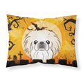 'Caroline'S Treasures Bb1779Pillowcase Halloween Pekingese Fabric Standard Pillowcase, Large, Multicolor'