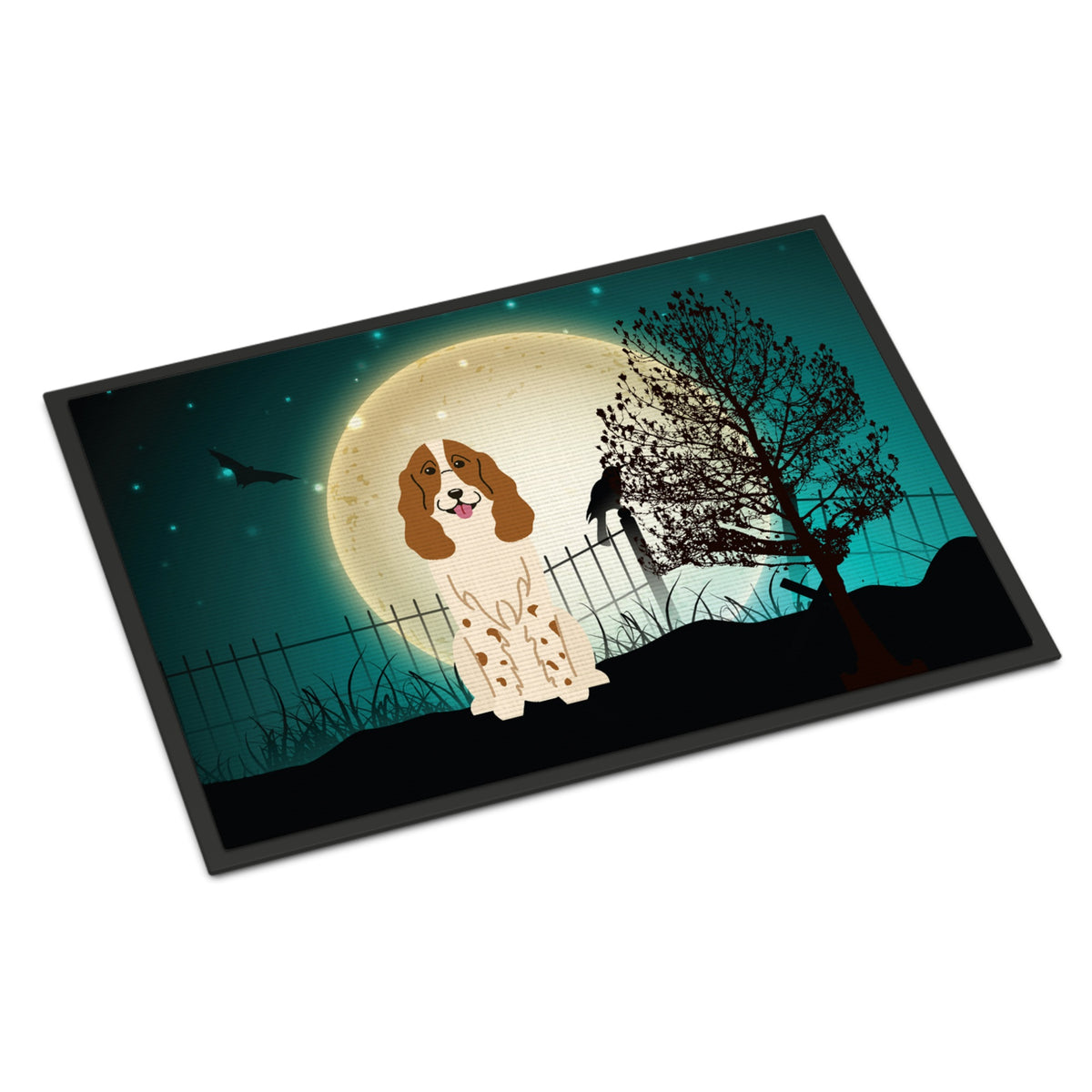CarolineS Treasures Halloween Scary Russian Spaniel Indoor Or Outdoor Mat 18X27 Bb2221Mat 18 X 27 Inch  Inch  Multicolor