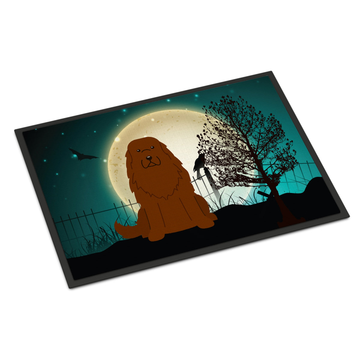 CarolineS Treasures Halloween Scary Caucasian Shepherd Dog Indoor Or Outdoor Mat 18X27 Bb2240Mat 18 X 27 Inch  Inch  Multicolor