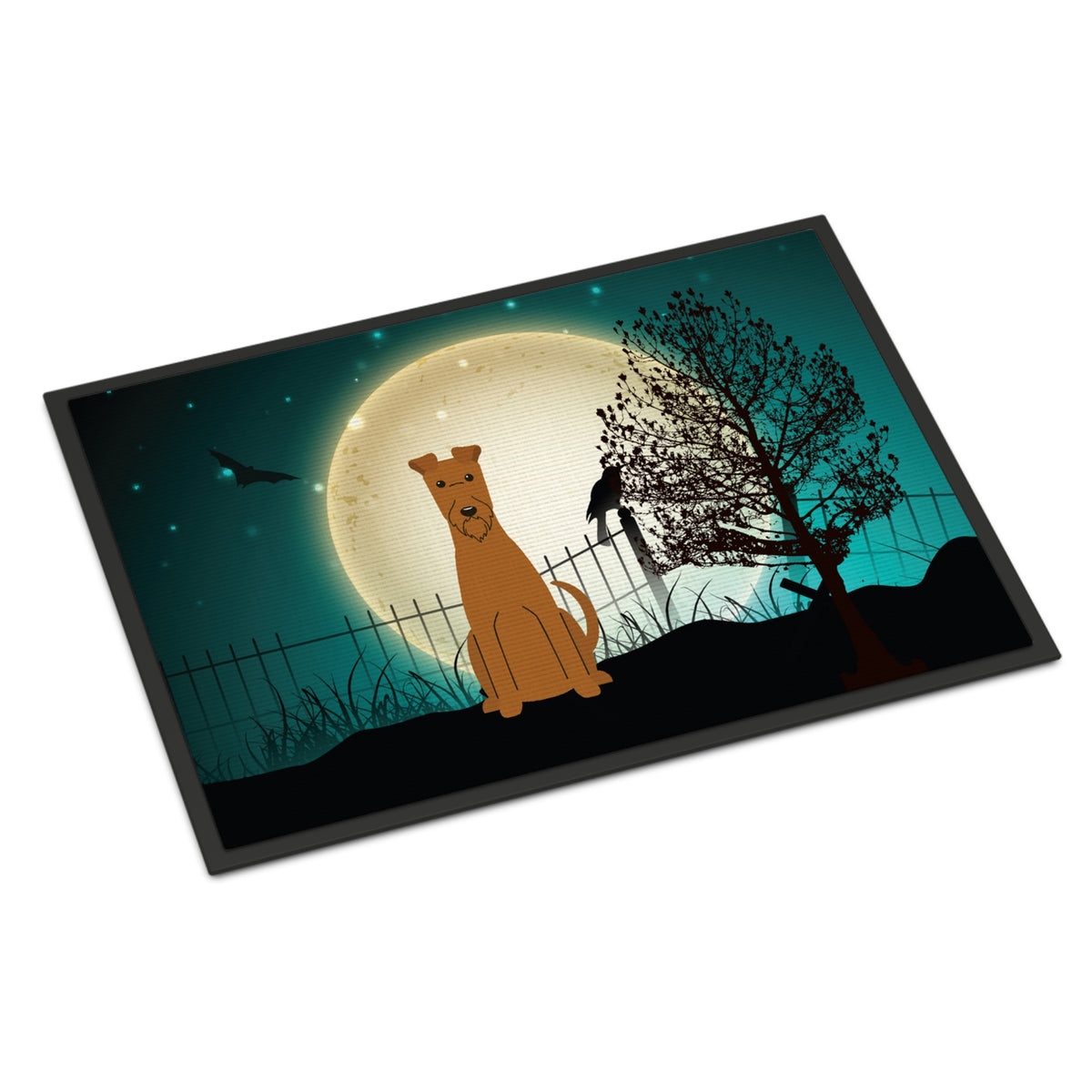 CarolineS Treasures Halloween Scary Irish Terrier Indoor Or Outdoor Mat 24X36 Bb2252Jmat 24 X 36 Inch  Inch  Multicolor