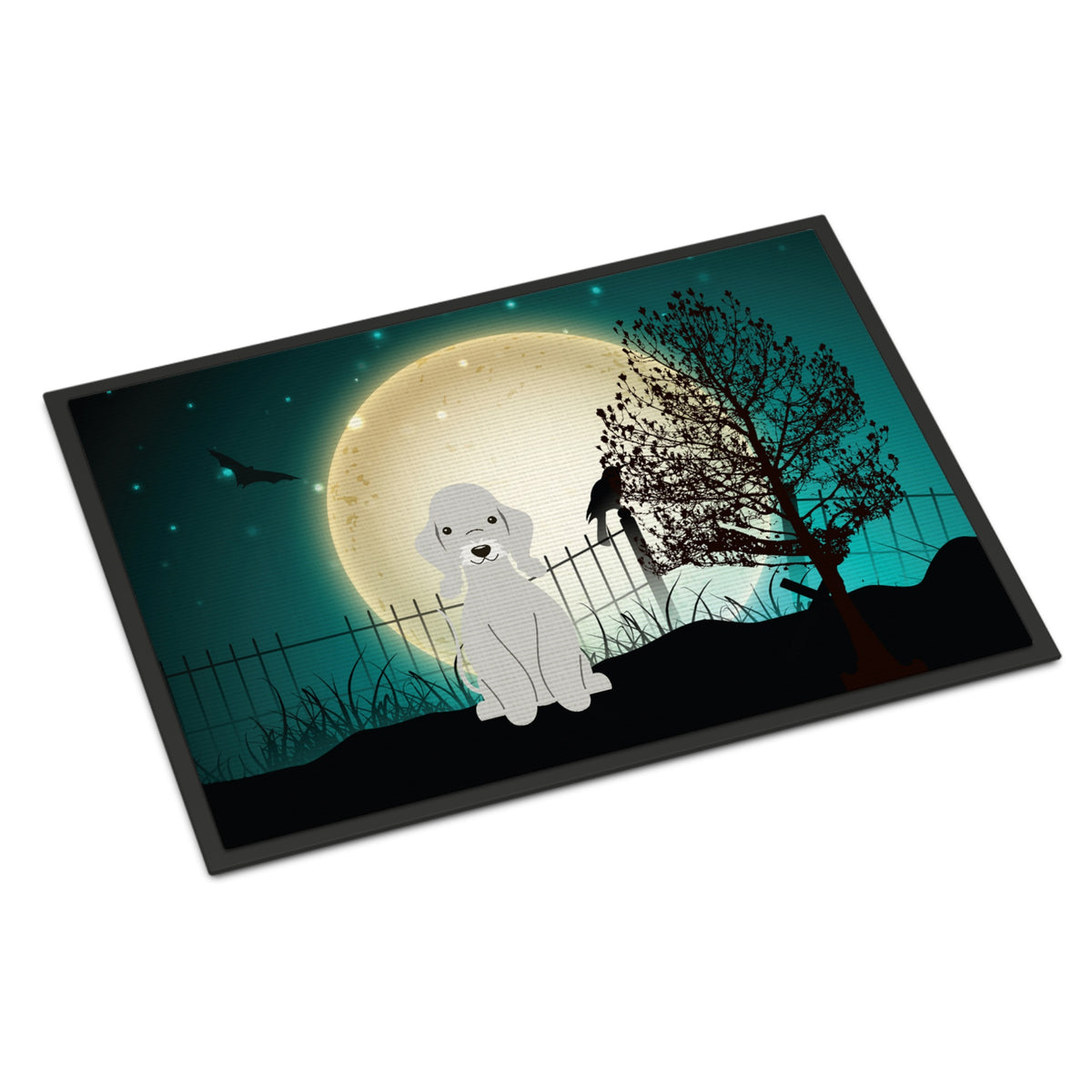 CarolineS Treasures Halloween Scary Bedlington Terrier Blue Indoor Or Outdoor Mat 24X36 Bb2280Jmat 24 X 36 Inch  Inch  Multicolor